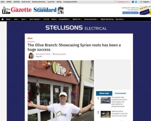 The Olive Branch in the Colchester Gazette
